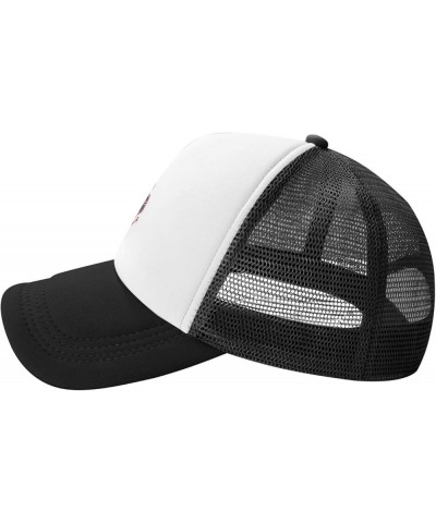 UIC Flame Trucker Hats，Adjustable Comfortable Mesh Shade Baseball Cap for Men and Women Black $10.07 Baseball Caps