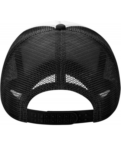 UIC Flame Trucker Hats，Adjustable Comfortable Mesh Shade Baseball Cap for Men and Women Black $10.07 Baseball Caps