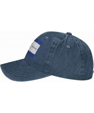 Israel Hat I Stand with Israel Hat for Men Baseball Hat Fashionable Hat Navy Blue 2 $8.24 Baseball Caps