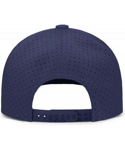 Weekender Perforated Snapback Cap Rope Hat-Breathable Design for Outdoor Adventures and Casual Wear Navy/White $8.57 Baseball...