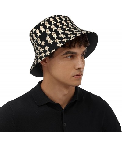 Travel Bucket Hats Wide Brim Sun Cap Boonie Cap Trucker Hat for Sports Camping Pattern 2321 $14.39 Sun Hats