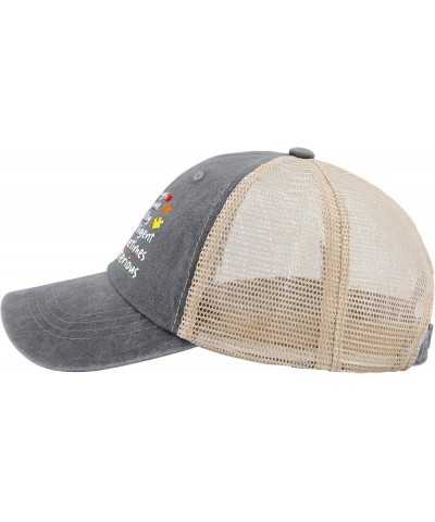 Autism Hats Autism Always Unique Intelligent April Autism Awareness Hats for Men Women AllBlack Cowgirl Gray01 $12.41 Sun Hats