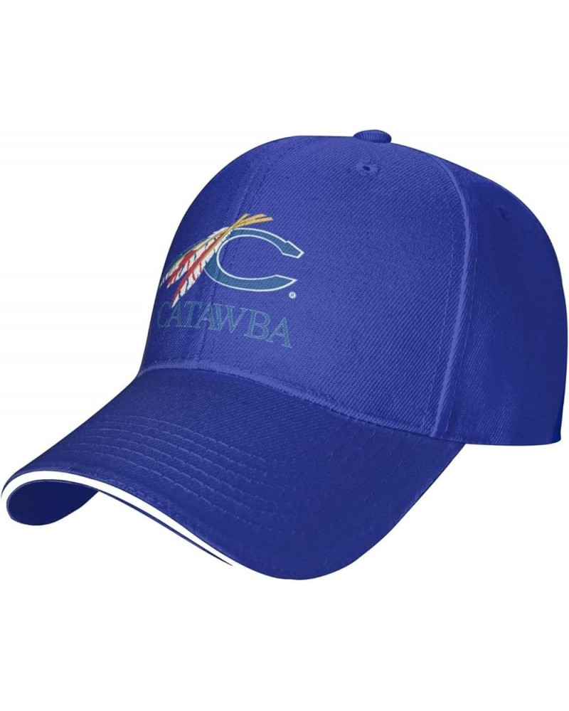 Catawba College Logo Unisex Classic Hat Adjustable Fashion Casquette for Men Women Blue $11.19 Baseball Caps