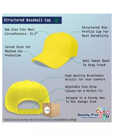 Custom Baseball Cap Animal Deer Head Embroidery Acrylic Dad Hats for Men & Women Yellow Design Only $14.57 Baseball Caps