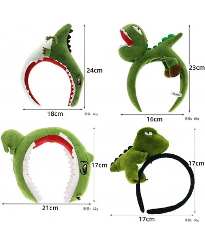 Simple Cute Plush Hair Students Washing Hairband Shark Fish Dinosaur HeadHoop (Color : 1, Size : H) G 1 $11.42 Headbands