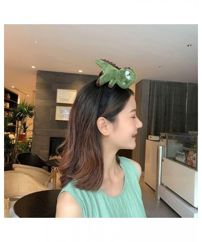 Simple Cute Plush Hair Students Washing Hairband Shark Fish Dinosaur HeadHoop (Color : 1, Size : H) G 1 $11.42 Headbands