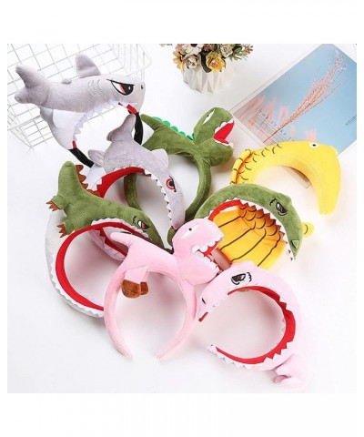 Simple Cute Plush Hair Students Washing Hairband Shark Fish Dinosaur HeadHoop (Color : 1, Size : H) G 1 $11.42 Headbands