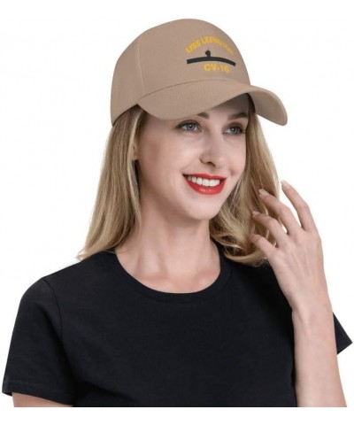 USS Lexington Cv-16 Flag-Baseball Caps-Denim Hats Cowboy Knit hat Fisherman's hat Natural $13.79 Baseball Caps