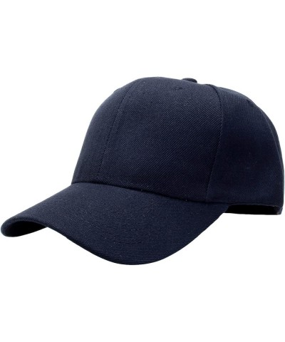 2pcs Baseball Cap for Men Women Adjustable Size for Outdoor Activities Black/Navy $9.71 Baseball Caps