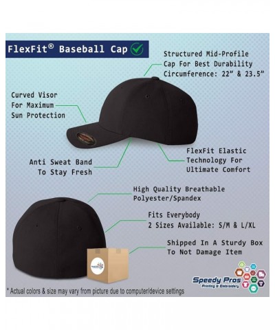 Flexfit Hats for Men & Women Paint Horse Horses Polyester Dad Hat Baseball Cap Black Personalized Text Here $20.29 Baseball Caps