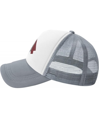 Mayan Travel Temple Mexico Flag Mesh Baseball Cap Hat for Men Women Gray $10.91 Baseball Caps