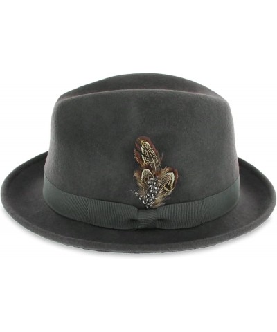 mens Fedoras Grey $27.48 Fedoras