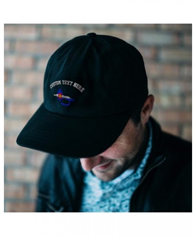 Soft Baseball Cap Colorado Flag Fishing Fly Embroidery Cotton Dad Hats for Men & Women Royal Blue Personalized Text Here $13....