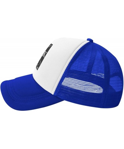 Lake Life Trucker Hat Men Mesh Baseball Cap Baseball Hats Women Sun Hat Dad Cap Fishing hat Black Blue $10.81 Baseball Caps