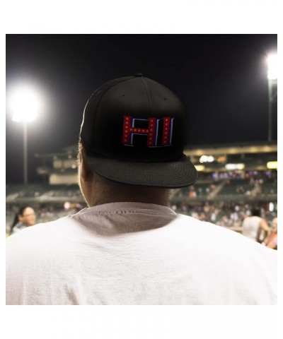 Snapback Hats for Men & Women Hawaii Red Flag Stars Love Flat Bill Baseball Cap Navy Design Only $20.99 Baseball Caps