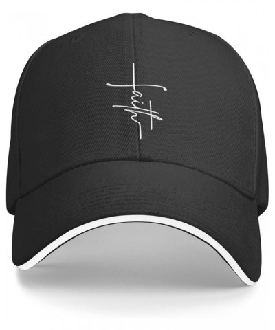 Faith, Cross, Christian, Jesus, Believe, God, Love Baseball Cap Men Women Dad Hat Trucker Hat Cowboy Hat Black $11.02 Basebal...