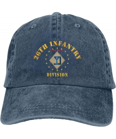 26th Infantry Division Yankee Division Flag Baseball Caps Denim Hats Cowboy Knit hat Fisherman's hat Navy Blue $15.22 Cowboy ...