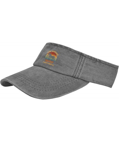 Life Without Horses i Don't Think so Caps Sun Visor Hat for Adult Golf Hats Reversible Visor Hats Light Grey $10.27 Visors