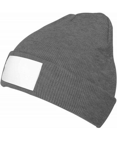 Warm Winter Hat and Stylish Darkgray Knitted Beanie for Men and Women, Minimalist Beanies Cap - Elastic and Slouchy 5021c-ful...