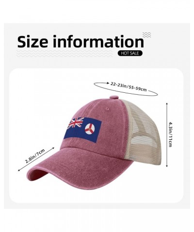 Flag of Singapore (1952–1959) Baseball Cap for Women Mens Hats Retro Mesh Caps Dad Hat Red $10.27 Baseball Caps