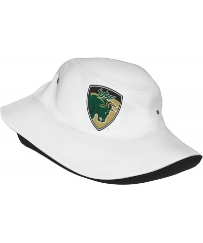 Clipart USF Bulls Logo Bucket Hats Fashion Sun Cap Packable Outdoor Fisherman Hat Black $10.00 Bucket Hats