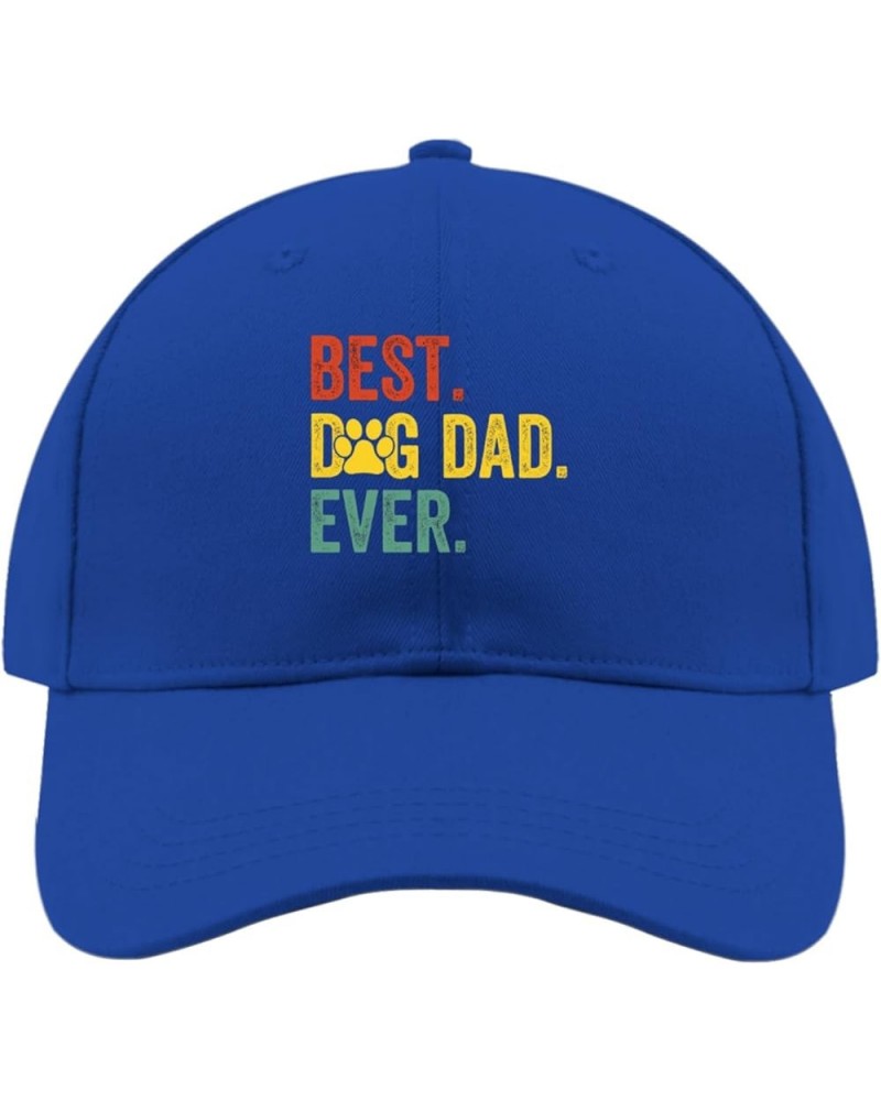 Cowboy hat Yellow Best Dog dad Ever Cow Girl hat Funny Golf hat Gifts for Mom Cycling Caps Blue $9.11 Sun Hats