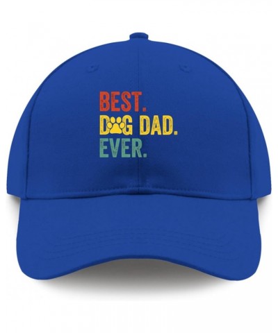 Cowboy hat Yellow Best Dog dad Ever Cow Girl hat Funny Golf hat Gifts for Mom Cycling Caps Blue $9.11 Sun Hats