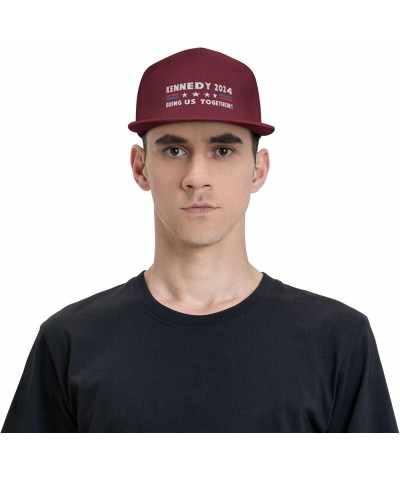 Robert Kennedy Jr 2024 Presidential Baseball Hats for Men Women Black Trucker Hat Sun Hats Unisex Dad Hat Dark Red $10.59 Bas...