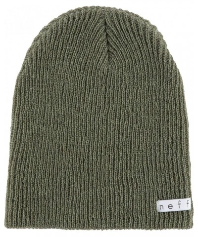 Daily Heather Beanie Hat for Men and Women Olive Heather $8.54 Skullies & Beanies