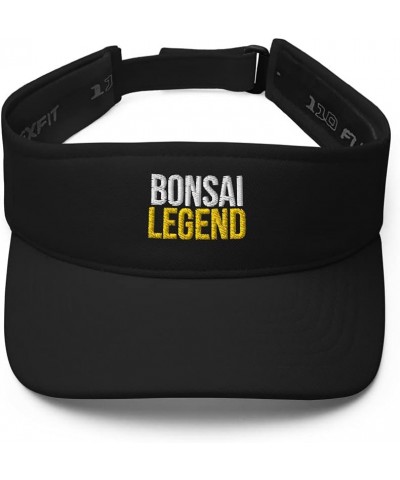 Bonsai Legend Hat (Embroidered Visor) - Tree Cultivation Apparel Black $22.39 Visors