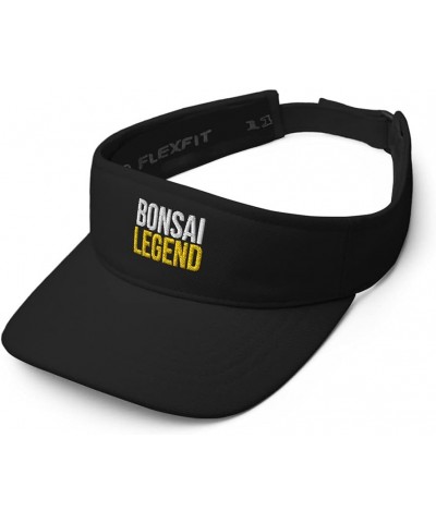 Bonsai Legend Hat (Embroidered Visor) - Tree Cultivation Apparel Black $22.39 Visors