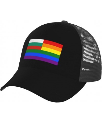 Bulgaria Rainbow Flag Baseball Cap for Men Women Breathable Mesh Back Baseball Caps Casual Outdoor Hat Adjustable Trucker Hat...