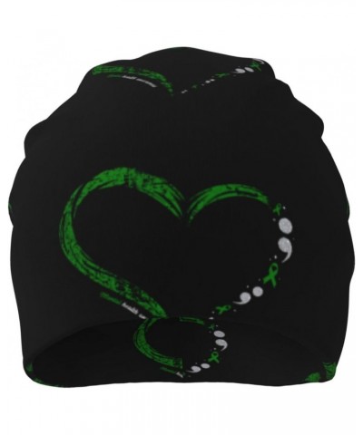 Mental Health Awareness Eco-Chic Knit Hats Fashionable Functionality for Modern Living Black $10.64 Skullies & Beanies