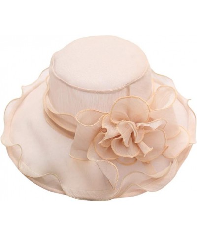 Women's Church Fascinator Bridal Tea Party Wedding Hat Mens Running Hats L-red $8.81 Sun Hats