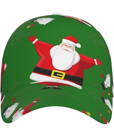 Merry Christmas Baseball Cap Men Women - Classic Adjustable Plain Hat Black $10.39 Baseball Caps