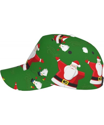 Merry Christmas Baseball Cap Men Women - Classic Adjustable Plain Hat Black $10.39 Baseball Caps