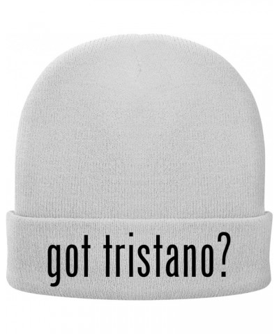 got Tristano? - Soft Adult Beanie Cap White $19.45 Skullies & Beanies