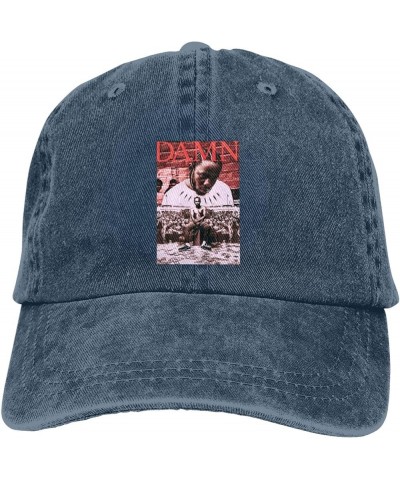 Kendrick Music Lamar Baseball Cap, Fashion Washed Caps Classic Retro Adjustable Hats Gift for Men Women Black Navy Blue $11.1...