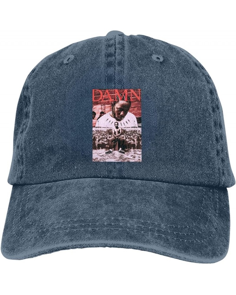 Kendrick Music Lamar Baseball Cap, Fashion Washed Caps Classic Retro Adjustable Hats Gift for Men Women Black Navy Blue $11.1...