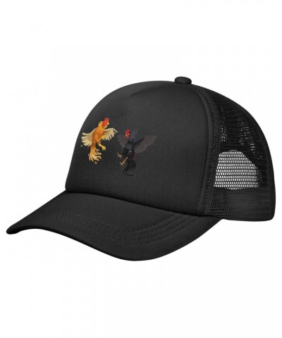 Cockfighting Baseball Cap Adjustable Casual Mesh Hats Duck Tongue Hat for Men Women96 Black $8.78 Baseball Caps