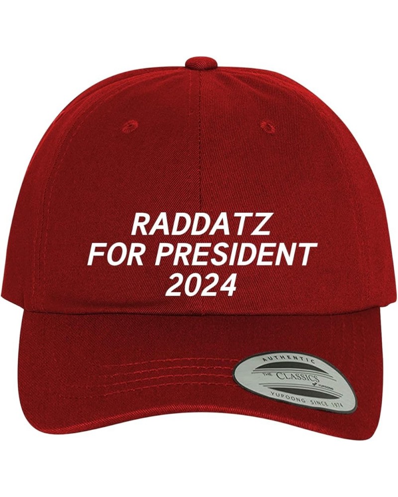 Raddatz for President 2024 - Comfortable Dad Hat Baseball Cap Red $14.67 Baseball Caps