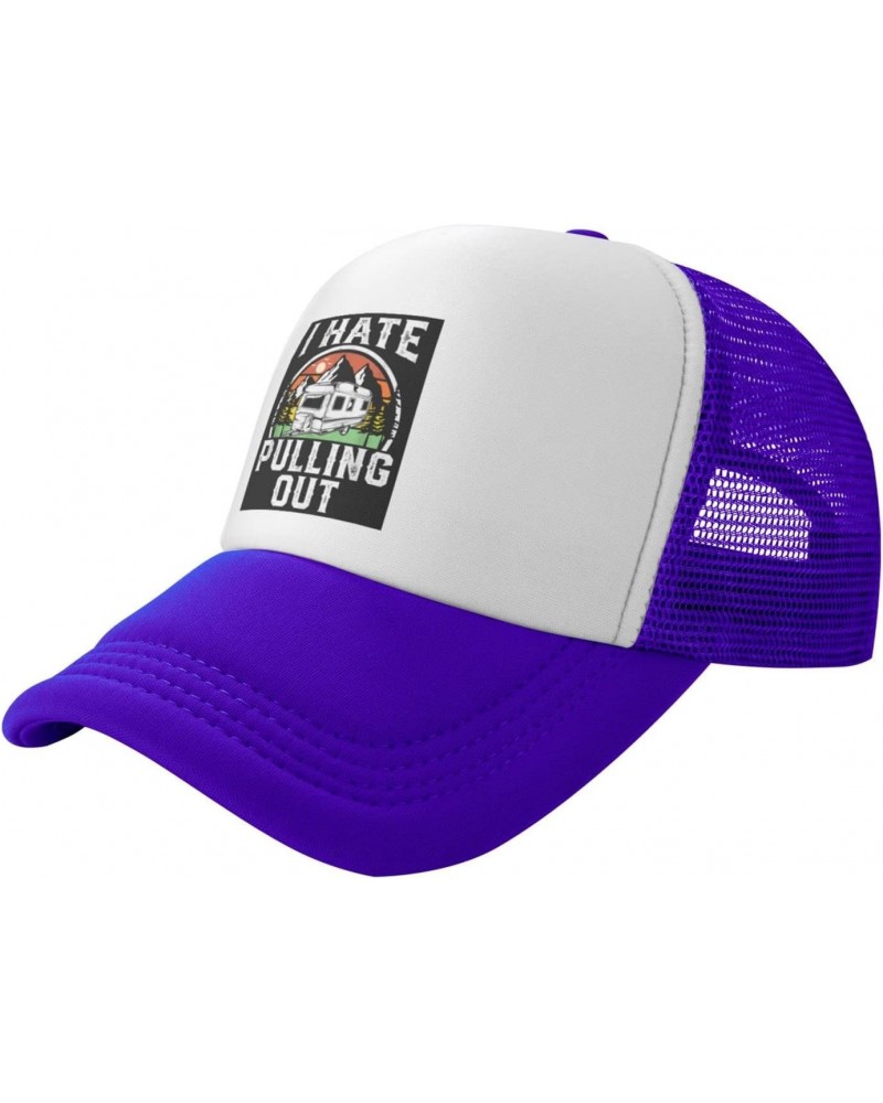 I Hate Pulling Out Funny Baseball Hats for Men Adjustable Gift for Women Trucker Cap Purple $9.54 Baseball Caps