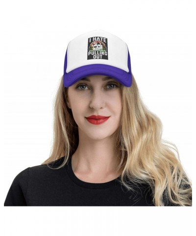 I Hate Pulling Out Funny Baseball Hats for Men Adjustable Gift for Women Trucker Cap Purple $9.54 Baseball Caps