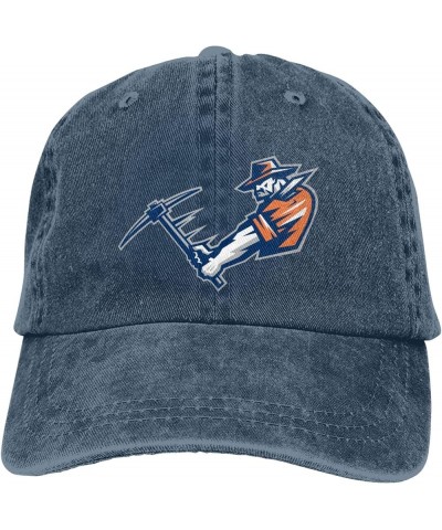 UTEP Miners Cowboy Hats，Unisex Adjustable for Hat Baseball Cap Casquette Navy Blue $7.50 Cowboy Hats