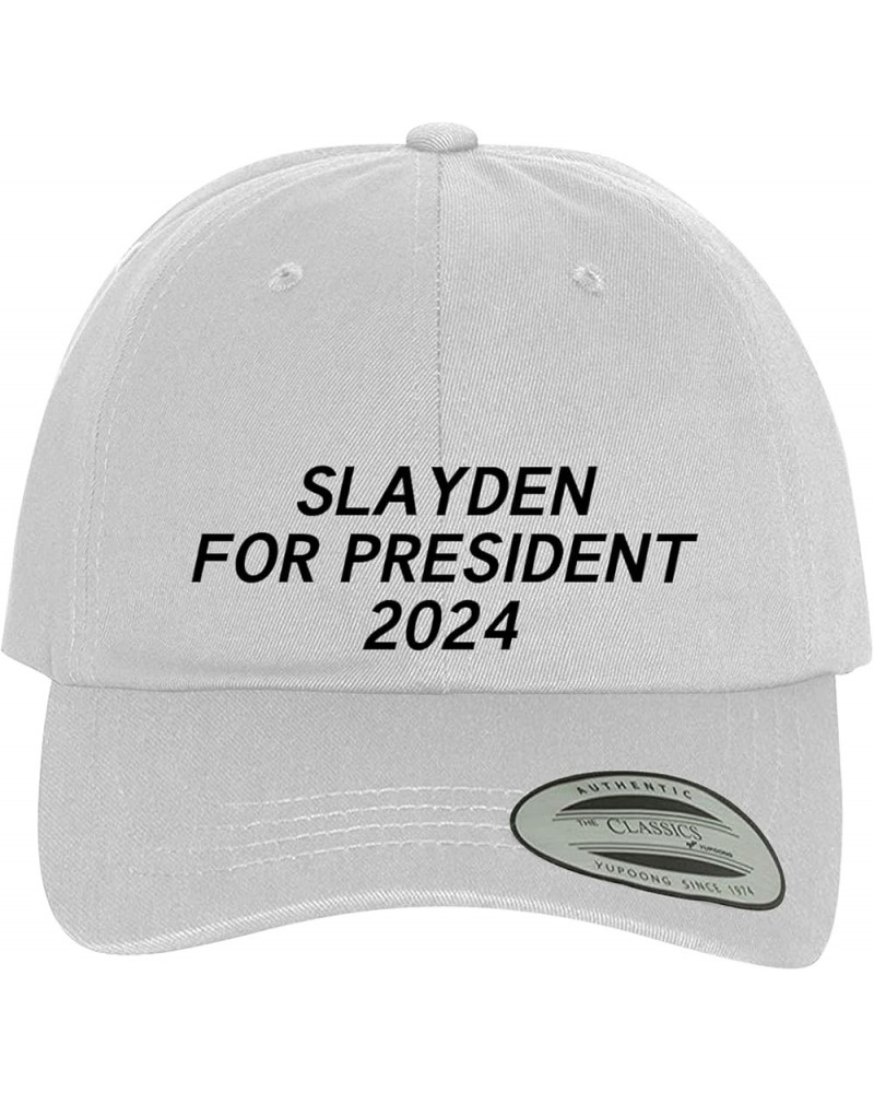 Slayden for President 2024 - Comfortable Dad Hat Baseball Cap White $9.50 Baseball Caps