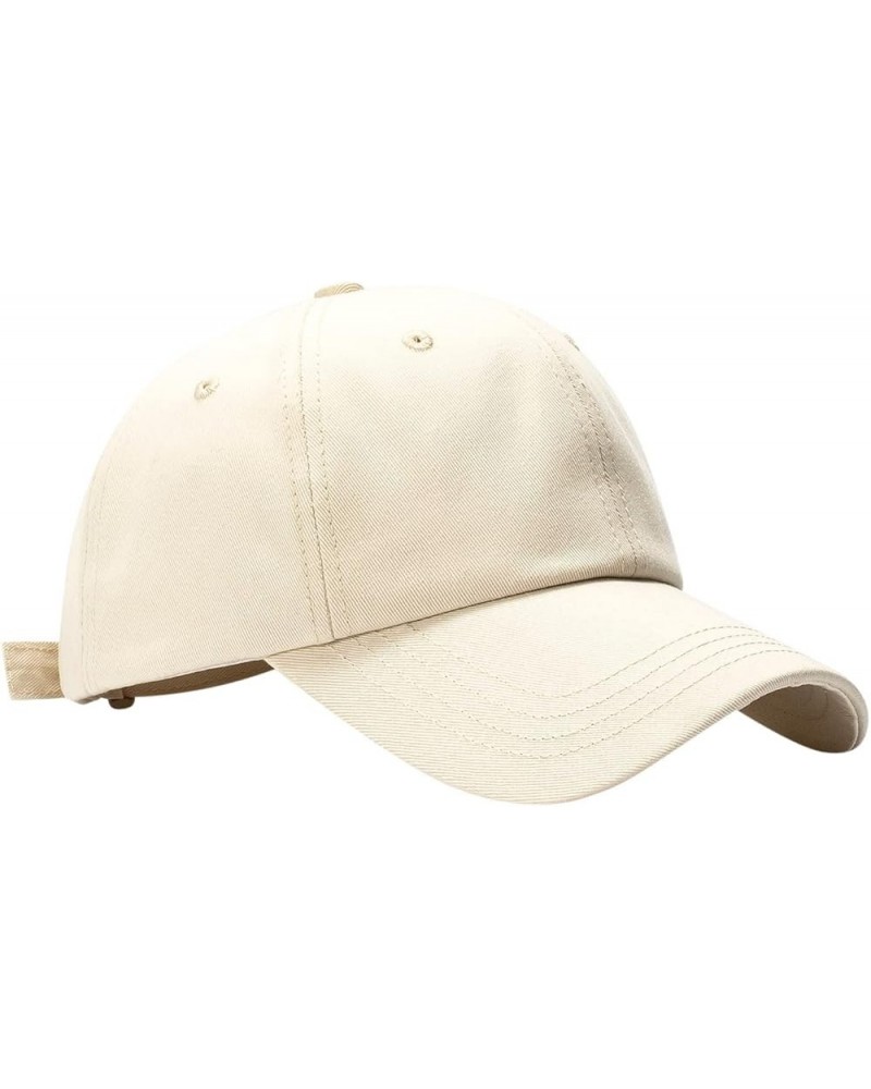 Mens and Womens Summer Fashion Casual Sunscreen Baseball Caps Cap Hats Plus Ultra Hat Beige $9.34 Sun Hats