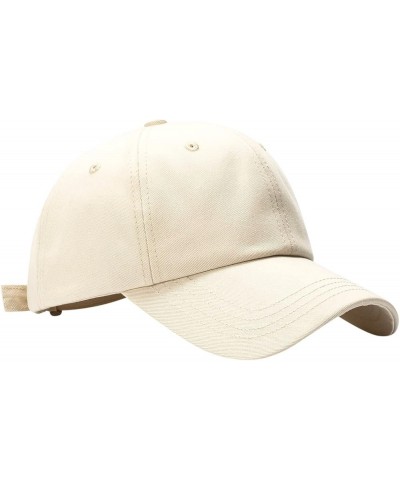 Mens and Womens Summer Fashion Casual Sunscreen Baseball Caps Cap Hats Plus Ultra Hat Beige $9.34 Sun Hats