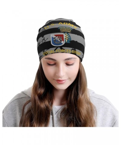 US Army 11th Special Forces Group Veteran Chic Knit Beanies: Cozy Skull Caps for Winter Warmth at Home & Outdoors!0 $9.38 Sku...