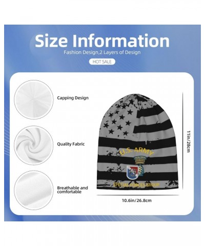 US Army 11th Special Forces Group Veteran Chic Knit Beanies: Cozy Skull Caps for Winter Warmth at Home & Outdoors!0 $9.38 Sku...