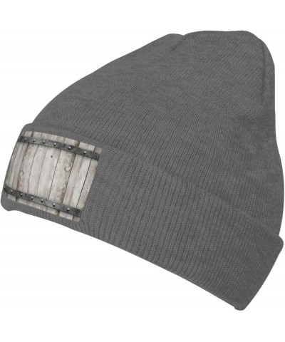 Barn Door1 Print Slouchy Beanie for Men Women Hip-Hop Soft Lightweight Running Beanie Adult Hats Deep Heather $10.07 Skullies...